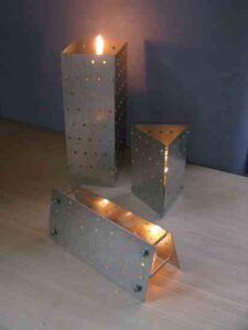 Try This: Steel Candle Covers Image